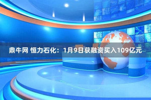 鼎牛网 恒力石化：1月9日获融资买入109亿元