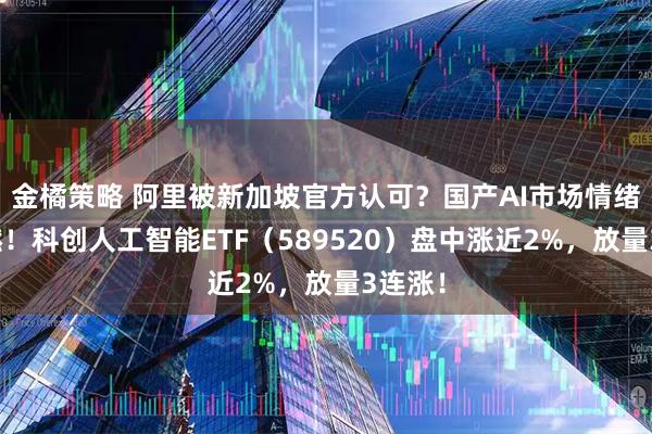 金橘策略 阿里被新加坡官方认可？国产AI市场情绪被点燃！科创人工智能ETF（589520）盘中涨近2%，放量3连涨！